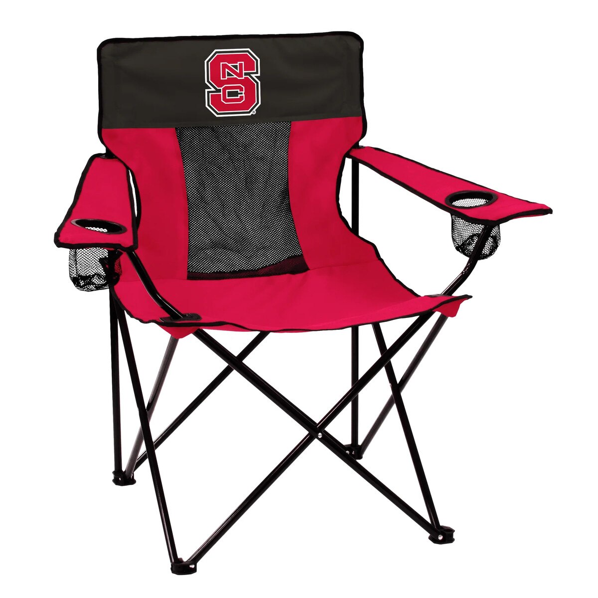 Folding Chair - Red, Black - Block
